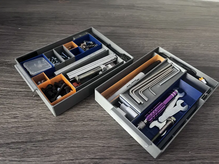 Ngăn Kéo Đôi Ender 3 Pro – Khay Chia Tuỳ Biến (Bản Cập Nhật) - Image 3