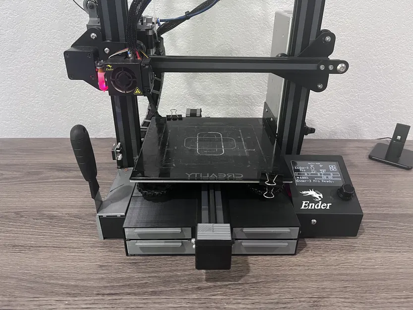 Ngăn Kéo Đôi Ender 3 Pro – Khay Chia Tuỳ Biến (Bản Cập Nhật) - Image 5
