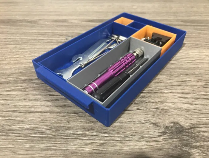 Ngăn Kéo Đôi Ender 3 Pro – Khay Chia Tuỳ Biến (Bản Cập Nhật) - Image 6