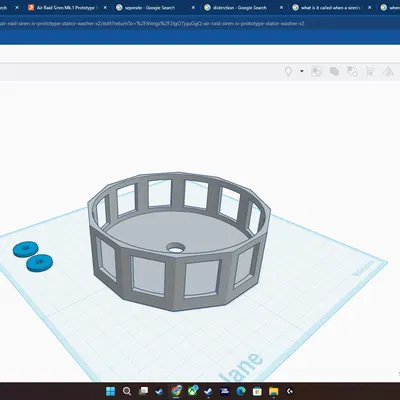 Cụm Stator Prototype Air Raid Siren Mk.1 (12 Port)