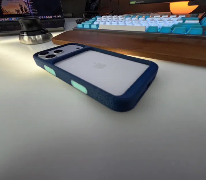 Ốp Bumper iPhone 17 Pro Max 2 Vật Liệu (IDEX TPU + PLA) - Image 7