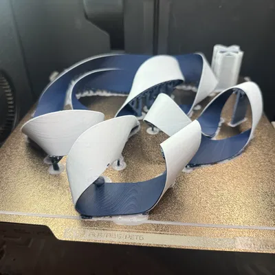 Tranh Treo Tường Dạng Dải Ruy Băng - Bản Test Mini