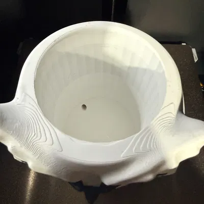 Chậu Cú Mèo Chibi Dễ Thương Đeo Kính | Lỗ Thoát Nước | Đựng Bút