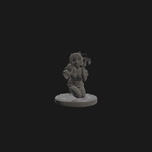 Cô Gái Anime/Hentai Sexy Mặc Đồ Màu Cam - Image 2