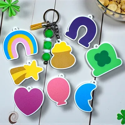 Bộ Móc Khóa Lucky Charm - Luck - St. Patrick's Day