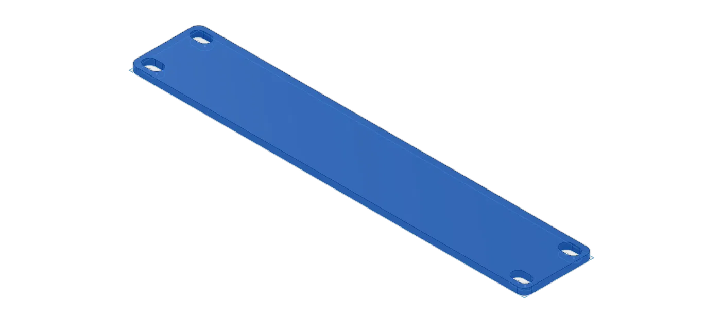 Template panel 1U 10 inch - Image 1