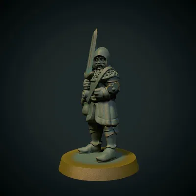 Thêm một hiệp sĩ 28mm nữa (supportless, thân thiện với FDM)