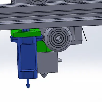 Ender 3 v3 se - CR Touch back mount (stock X axis)