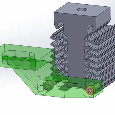 Ender 3 v3 se - CR Touch back mount (stock X axis)