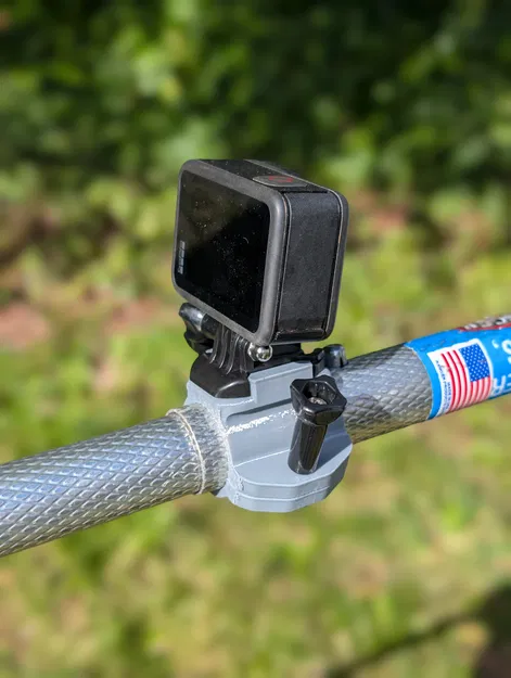 Ngàm gắn GoPro cho vợt lưới (Fishing Net GoPro Mount) - Image 2