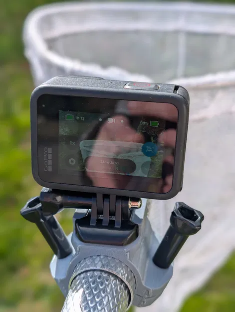 Ngàm gắn GoPro cho vợt lưới (Fishing Net GoPro Mount) - Image 6