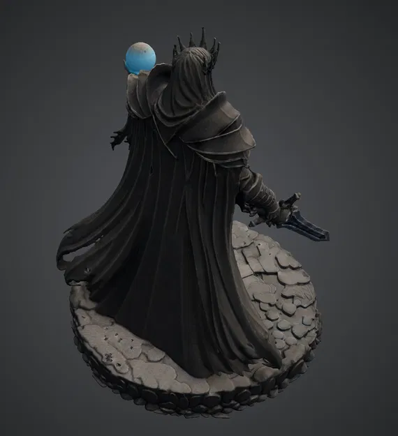 Bloodbound Realms – Undead – Lich King, Chúa Tể Hắc Vương Tọa (STL) - Image 3