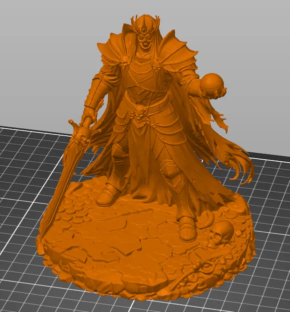 Bloodbound Realms – Undead – Lich King, Chúa Tể Hắc Vương Tọa (STL) - Image 4