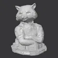 Tượng Bust Rocket Raccoon - Thumbnail 3