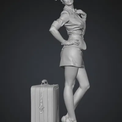 Tiếp Viên Hàng Không Phong Cách Vintage