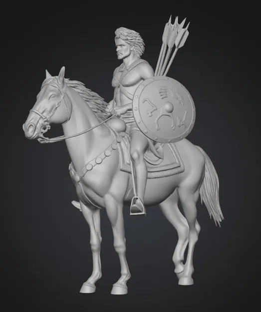 Kỵ Sĩ Trên Đồi Cát (Rider of the Dunes) - Image 1