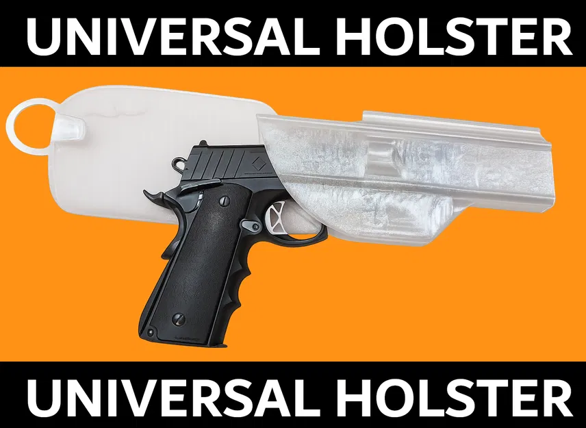 Universal Holster - 100% printed (Holster in 3D) - Image 1