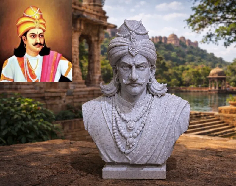 Ashoka Maurya - Bust (Tượng bán thân) - Image 1