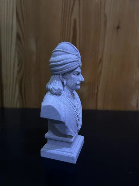 Ashoka Maurya - Bust (Tượng bán thân) - Image 5