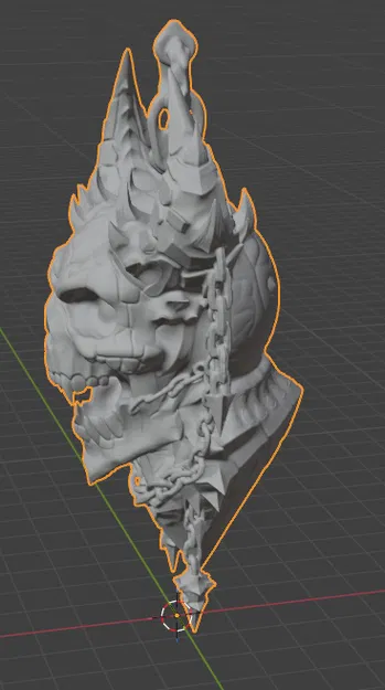 Bùa Hộp Sọ Quỷ – Treo Tường Dark Fantasy - Image 2