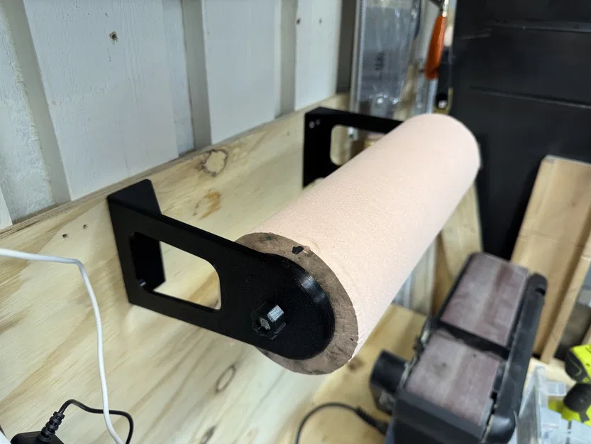 Giá treo cuộn giấy gắn tường (Wallmounted paper roll holder) - Image 1