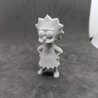 Lisa Simpson – Dáng Pose Biểu Tượng (Lấy Cảm Hứng The Simpsons)