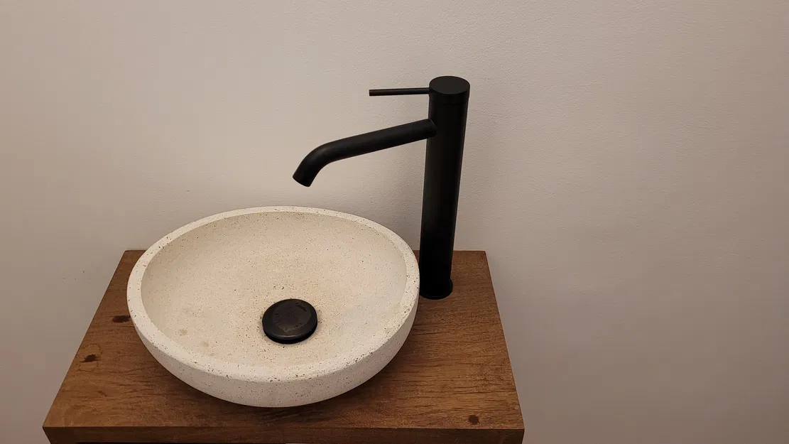 Khuôn đúc bồn rửa Vessel bê tông (Concrete Vessel sink casting mold) - Image 1