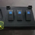 Công tắc 3 panel tuỳ chỉnh cho John Deere Gator - Thumbnail 1