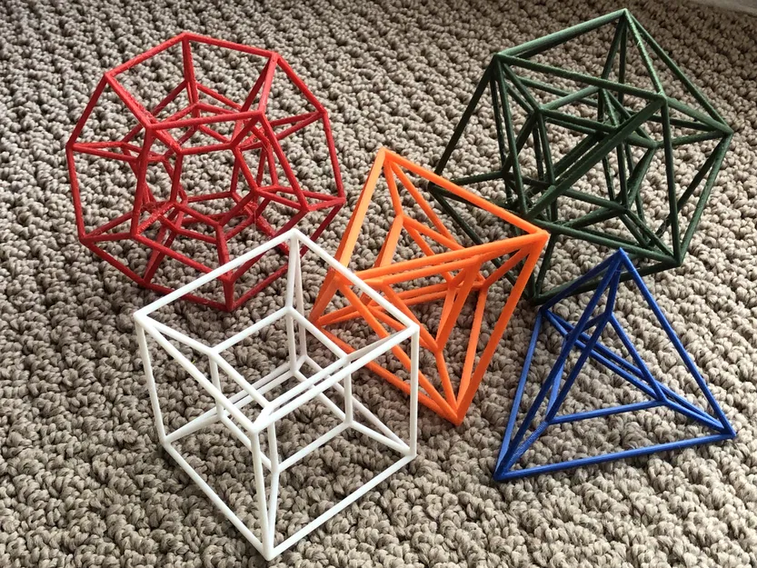 Khối Platon – dạng hyper (OpenSCAD) - Image 1