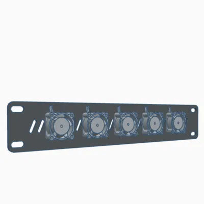 Tấm panel quạt hút/thoát cho rack 10 inch