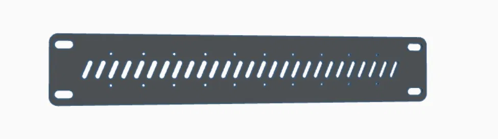 Tấm panel quạt hút/thoát cho rack 10 inch - Image 2