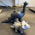 Đồ chơi khủng long Triceratops cách điệu dễ thương - Thumbnail 6