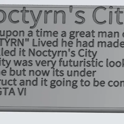 NOCTYRN'S CITY
