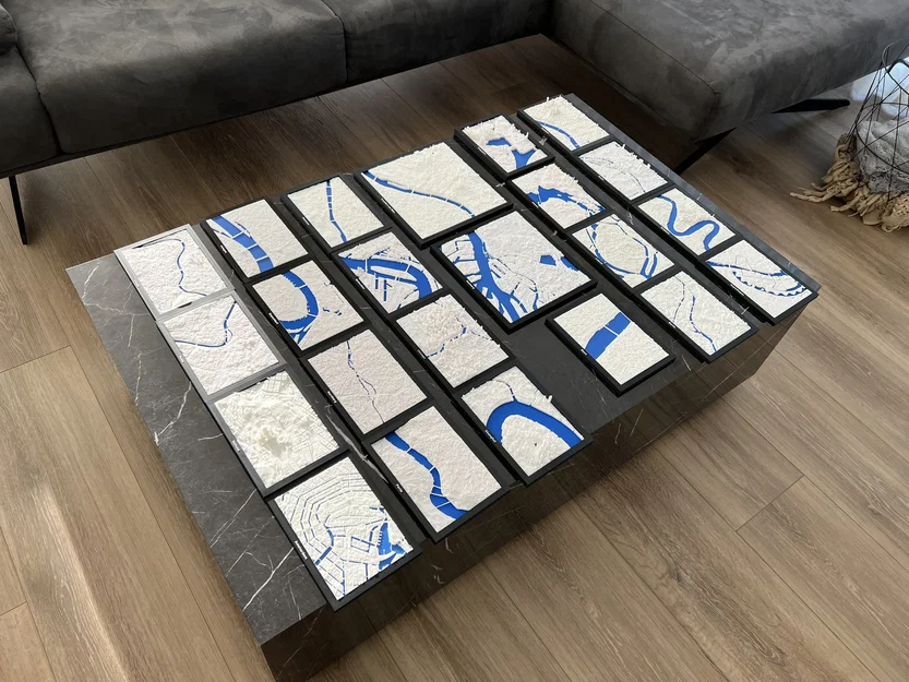 Jiříkov, Czechia - 3D Miniature (Mô hình địa hình topo in 3D) - Image 2