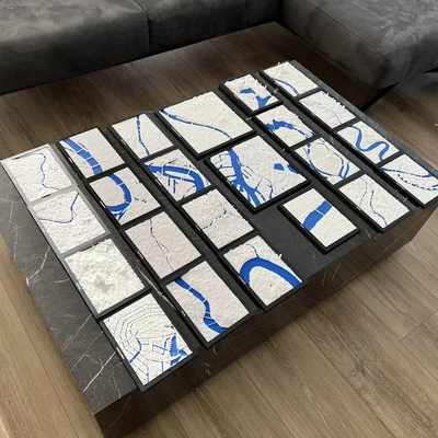 Jiříkov, Czechia - 3D Miniature (Mô hình địa hình topo in 3D)