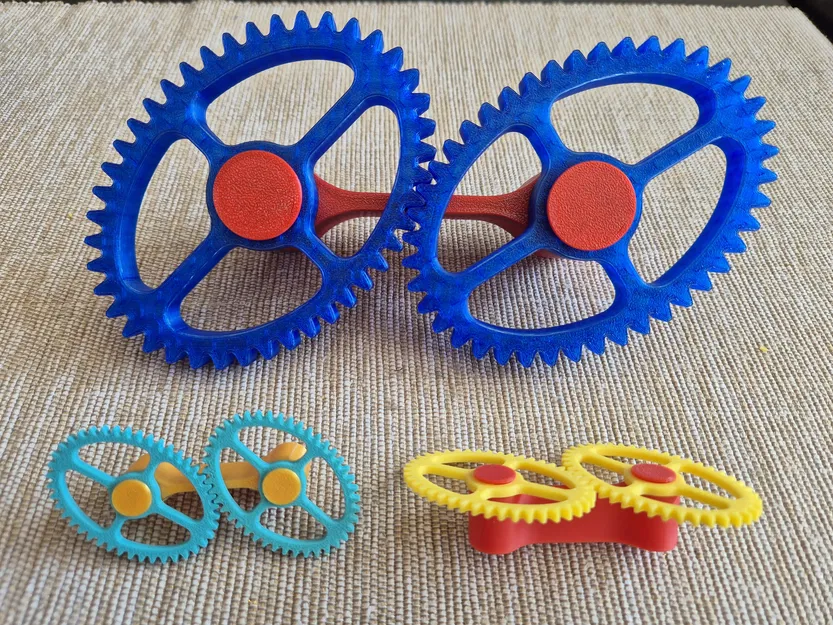 Gear Fidget Spinner - Small, Medium, Massive (Bánh răng spinner 3 kích cỡ) - Image 7