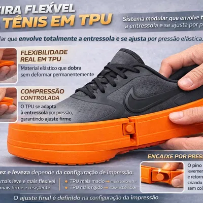 FlexSole Pro – Vòng Đai TPU Dẻo Cho Giày (Ôm Midsole)