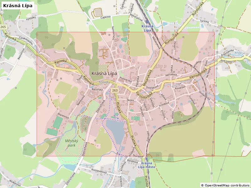 Krásná Lípa, Czechia - Mô hình thu nhỏ 3D địa hình - Image 9