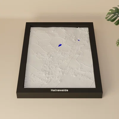 Hainewalde, Đức - Mô hình 3D thu nhỏ