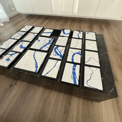 Hainewalde, Đức - Mô hình 3D thu nhỏ