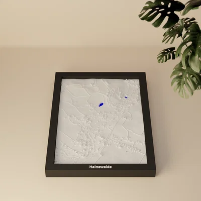 Hainewalde, Đức - Mô hình 3D thu nhỏ