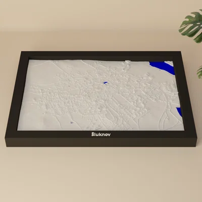 Šluknov, Czechia - Mô hình thu nhỏ 3D