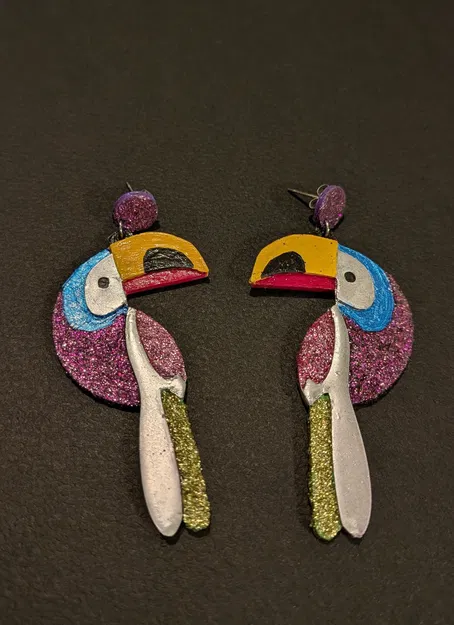 Bông tai Toucan (Toucan Earrings) - Image 1