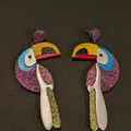Bông tai Toucan (Toucan Earrings) - Thumbnail 1