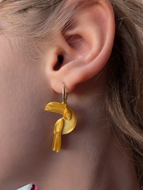 Bông tai Chim Toucan (Toucan Earring) - Image 2