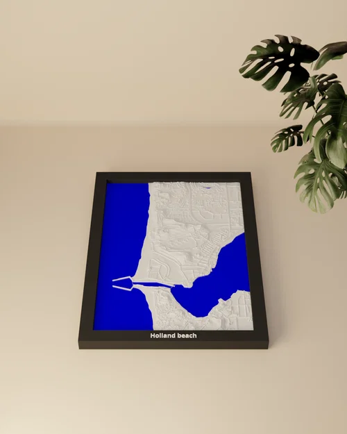 Holland beach, Hoa Kỳ - Mô hình thu nhỏ 3D - Image 3