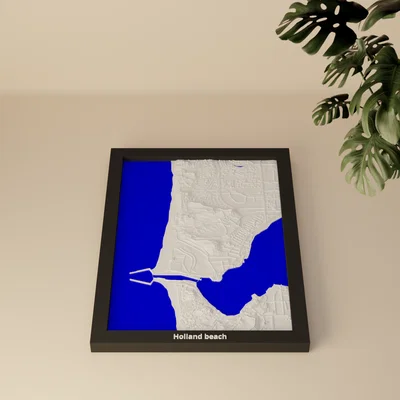 Holland beach, Hoa Kỳ - Mô hình thu nhỏ 3D