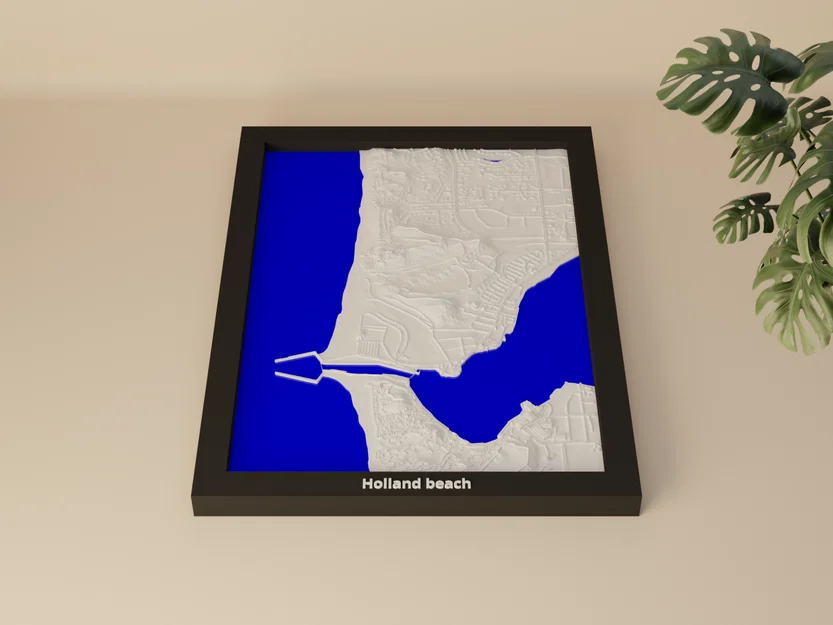 Holland beach, Hoa Kỳ - Mô hình thu nhỏ 3D - Image 4