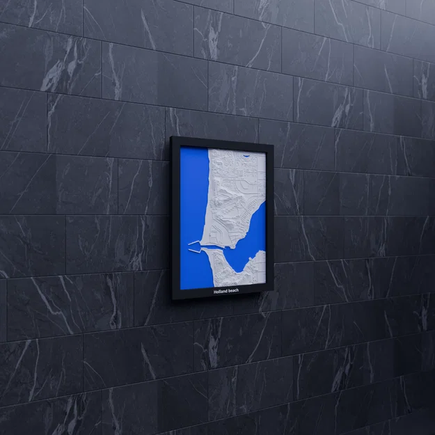 Holland beach, Hoa Kỳ - Mô hình thu nhỏ 3D - Image 7