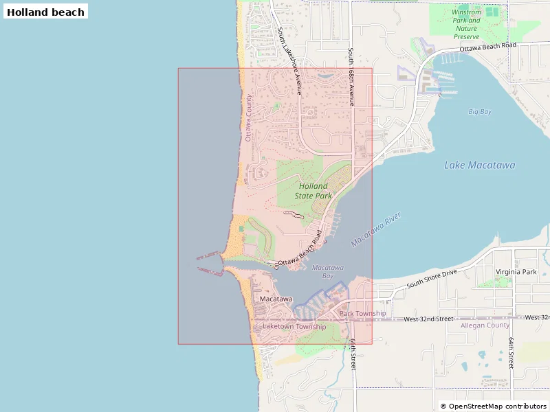 Holland beach, Hoa Kỳ - Mô hình thu nhỏ 3D - Image 9